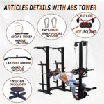 ABS Tower with 20 in 1 Gym Bench